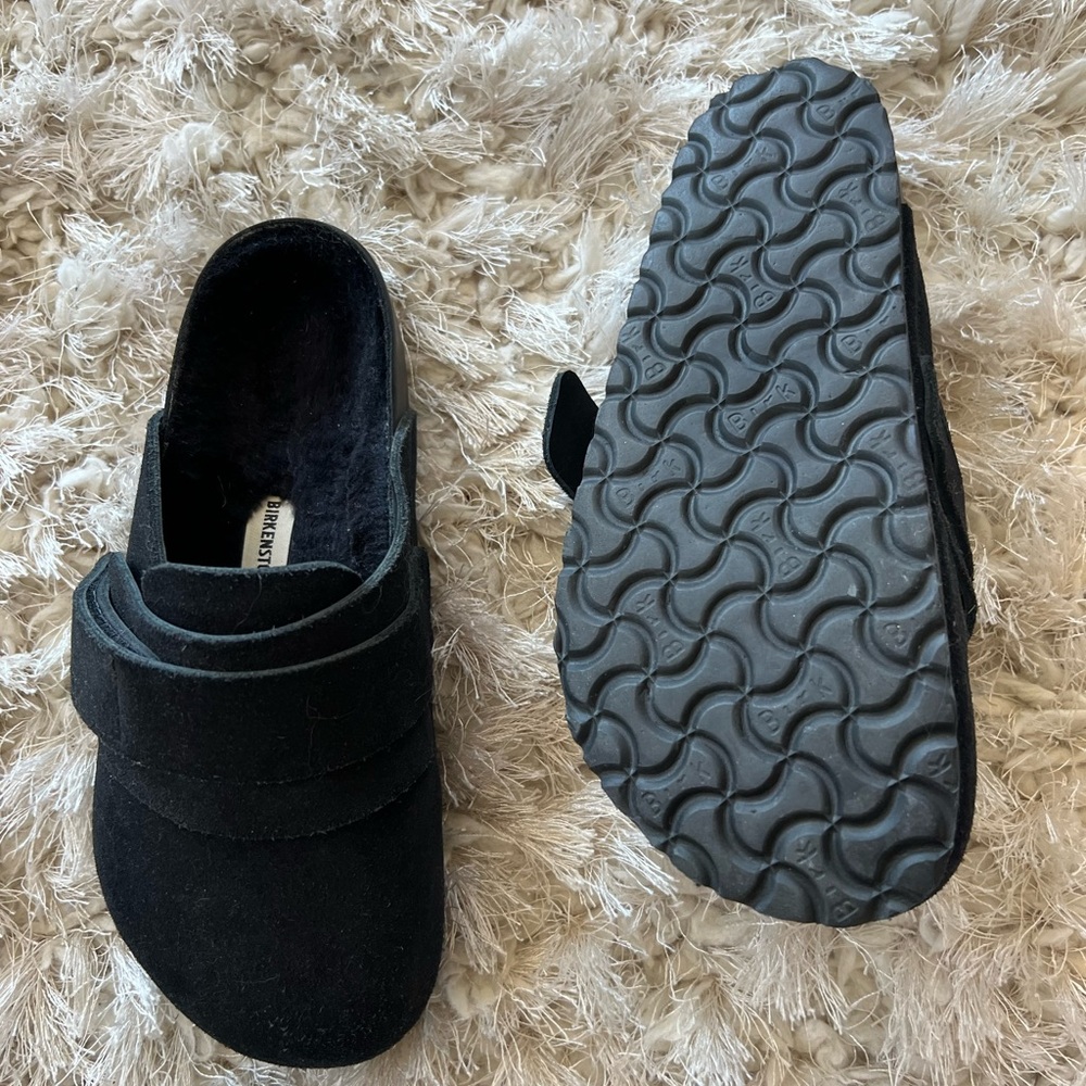 Birkenstock 1774 Nagoya Suede Tekla Black Slate 36 Clog